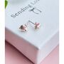 Little Girls Mice Animal Earrings Christmas Gift, thumbnail 2 of 7
