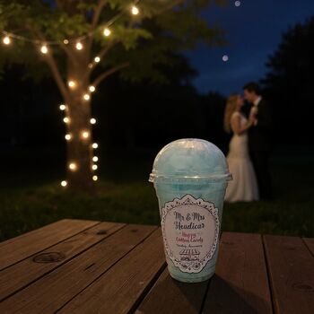 Personalised Cotton Candy Tub – 2nd Wedding Anniversary, 8 of 9