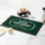 Personalised Vintage Whiskey Bar Mat, thumbnail 3 of 4
