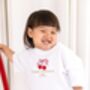 Personalised Cherry 'Two Sweet' Second Birthday T Shirt, thumbnail 4 of 8