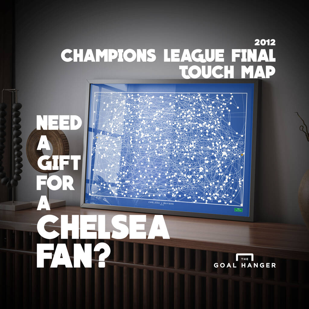 Chelsea Infographic Football Art Print, 1 of 3