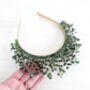 ‘Annalise’ Green Bridal Crown, thumbnail 5 of 5