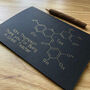 Personalised Tea Molecule Thank You Teacher Card, thumbnail 5 of 7