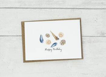 Personalised Sea Shell Greetings Card, 3 of 4