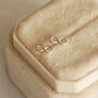 Sterling Silver Infinity Earrings, thumbnail 3 of 4