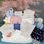 White Newborn Gift Set Bundle Perfect Baby Shower Gift, thumbnail 2 of 2