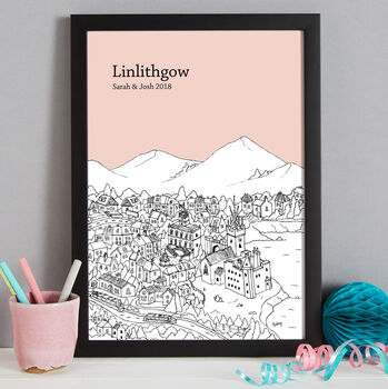 Personalised Linlithgow Print, 9 of 10