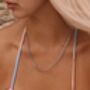 Figaro Chain Necklace Silver Gift, thumbnail 1 of 6