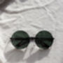 Oversized Round Circle Wire Frame Sunglasses, thumbnail 6 of 6