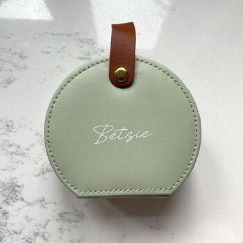 Personalised Custom Soft Faux Leather Jewellery Box, 3 of 6