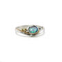 Handmade Dainty Blue Opal Ring, thumbnail 2 of 5