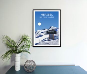 The Three Valleys Set Of Three Ski Art Prints, 3 of 4