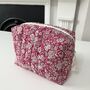 Liberty Quilted Cosmetics And Toiletry Bag, thumbnail 6 of 6