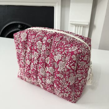 Liberty Quilted Cosmetics And Toiletry Bag, 6 of 6