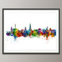 Bury Skyline Cityscape Art Print, thumbnail 4 of 7