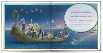 Personalised Children's Book, Royal Birthday Dragon, 8 of 9