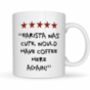 Barista Star Rating Coffee Mug Gift, thumbnail 3 of 3