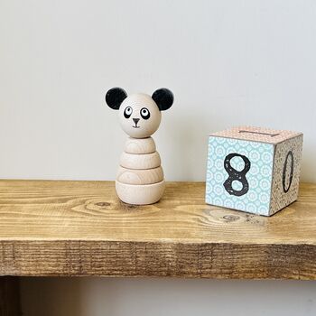 Wooden Stacking Toy Set Of Three, 3 of 5