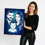 Personalised Paint Your Own Photo Portrait Diy Kit | 70 X 50cm, thumbnail 5 of 7