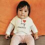 'I Love My' Embroidered Baby Bib, thumbnail 5 of 7