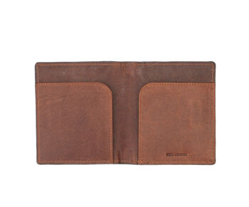 Personalised Slim Leather Card Holder Wallet Rfid, 5 of 9