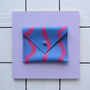 Wave Leather Hand Painted Card Pouch, thumbnail 5 of 7