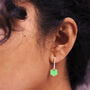 Colour Pop Enamel Hexagon Stud Earrings, thumbnail 6 of 9