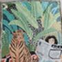 Tiger Newspaper Blanket, thumbnail 5 of 7