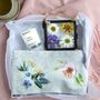 Make Up Bag Candle Pressed Flower Frame Gift Set, thumbnail 1 of 9