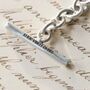 Heart T Bar Bracelet, thumbnail 4 of 8