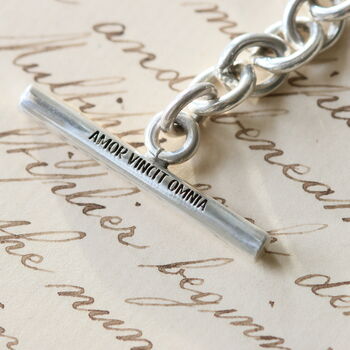 Heart T Bar Bracelet, 4 of 8