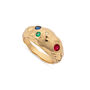 Gold Plated Nugget Dome Ring, thumbnail 1 of 4