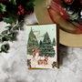'Seasons Greetings' Deer Scene Charity Christmas Card, thumbnail 4 of 5