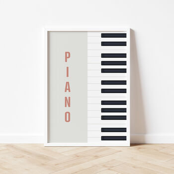 Piano Print | Instrument Music Poster, 7 of 12