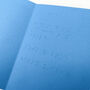 Personalised Braille Get Well Soon Card, thumbnail 4 of 4