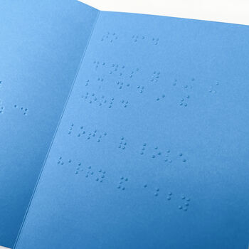 Personalised Braille Get Well Soon Card, 4 of 4