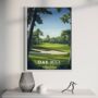 Oak Hill Golf Course Poster – Golf Wall Art Print | Gift For Golfers, Dad, Husband, Golf Gift For Him, thumbnail 1 of 2