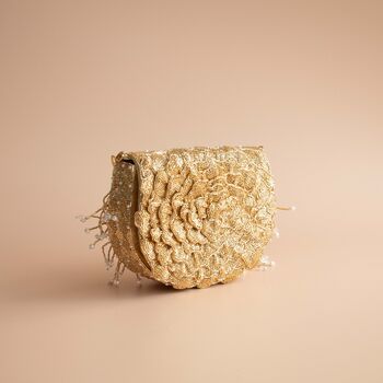 Isabella Clutch Gold, 9 of 9