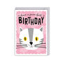 'Have A Purrfect Birthday' Cat Card For Kids, thumbnail 1 of 2