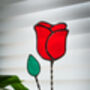 Stained Glass Rose Everlasting Flowers By Post, thumbnail 5 of 12
