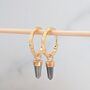 The En Pointe Pyrite Earrings, thumbnail 3 of 8