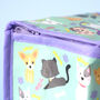 Personalised Cats And Dogs Lunch Bag, thumbnail 4 of 4