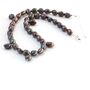 Heathered Peacock Silver Pearl Necklace, thumbnail 6 of 10