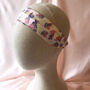 Floral Print Silk Anya Headband, thumbnail 6 of 6