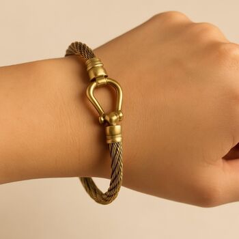 Personalised Horseshoe Metal Bracelet, 11 of 11