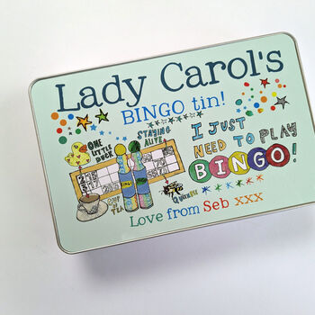 Personalised Bingo Tin, 5 of 9
