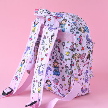 Personalised Princess Pink Backpack, 3 of 8