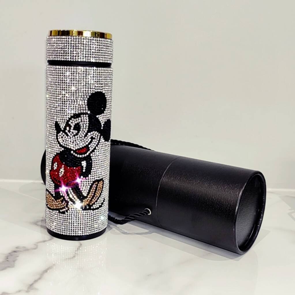 Reusable Disney Water Bottle With Swarovski Crystals, 1 of 3