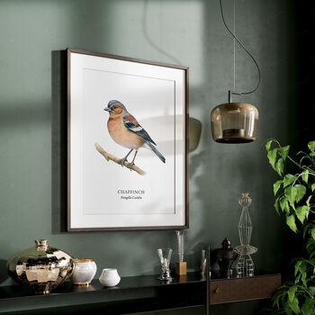 Chaffinch Bird Wall Print Gift, 2 of 6