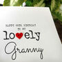 Personalised 80th Birthday Card For Special Granny, Handmade Card For Grandma, thumbnail 2 of 4